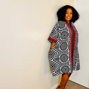 Aso Oke Mixed With Ankara Cotton